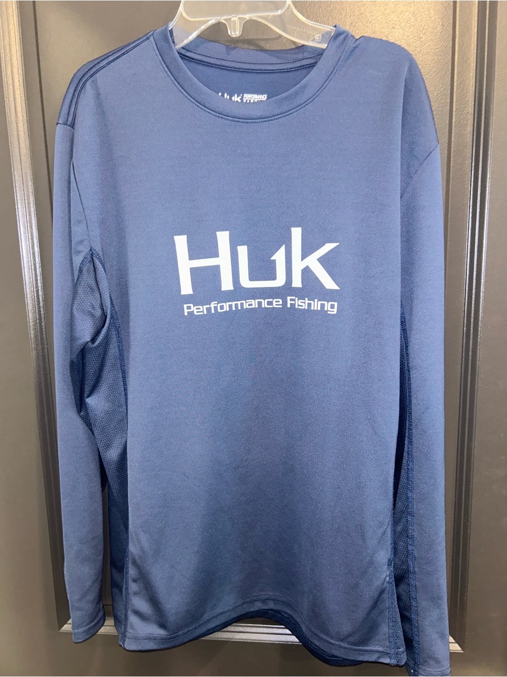 Huk Men's Long-Sleeve Performance Shirt - Blue